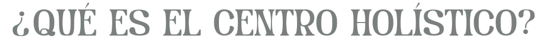 que es centro holístico